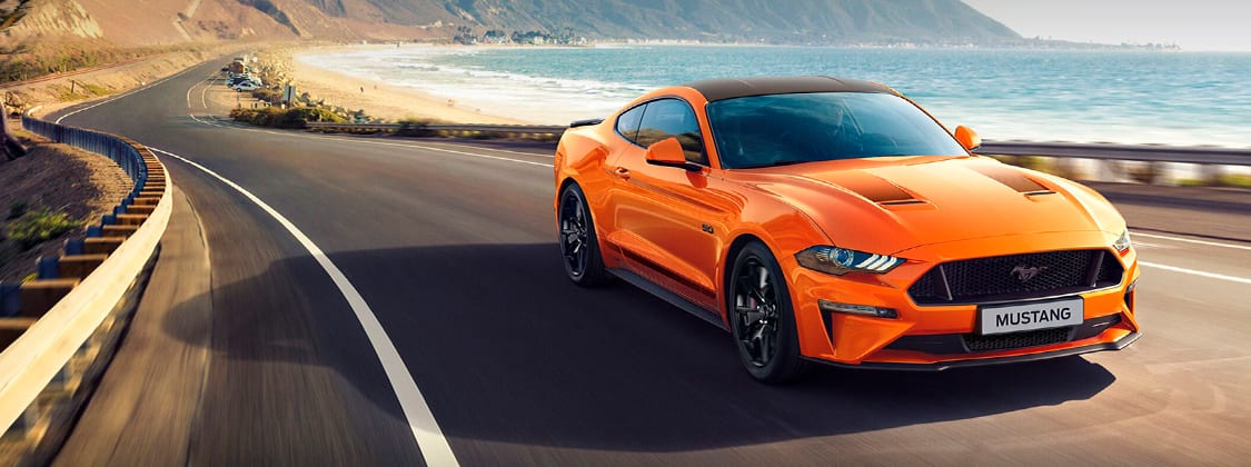 Ford Mustang segunda mano naranja