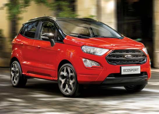 ficha técnica Ford Ecosport rojo