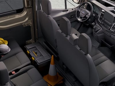 ford transit van asientos