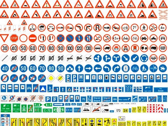 señales tráfico todas