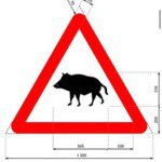 señal tráfico animales en libertad