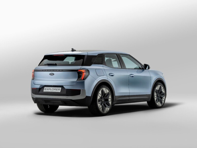 vista trasera Ford Explorer Electrico Ford Explorer Electrico vista trasera